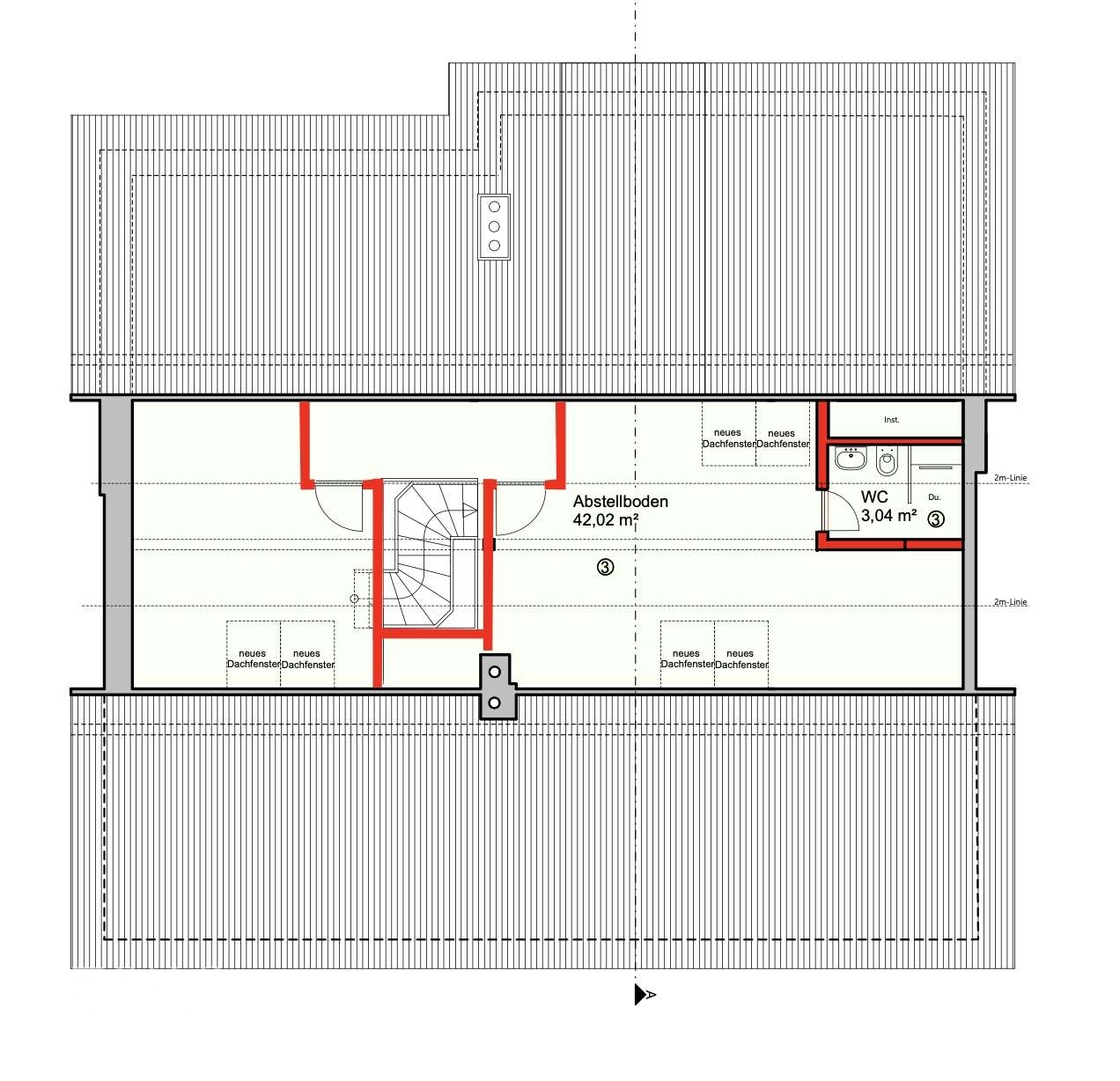 Grundriss Dachgeschoss2 Winterberg